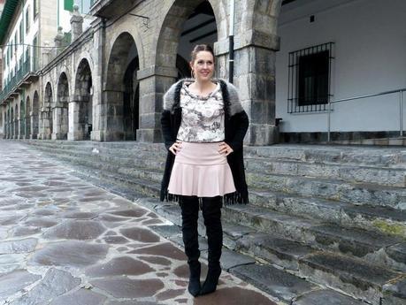 Faldas de moda, falda de polipiel