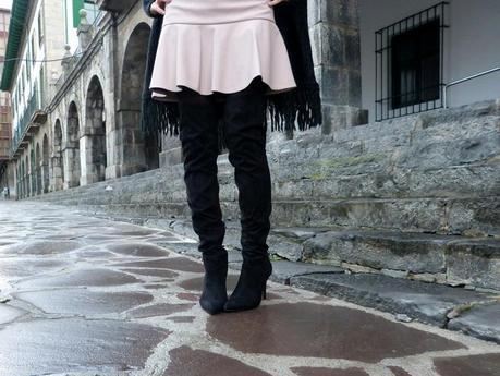 Faldas de moda, falda de polipiel