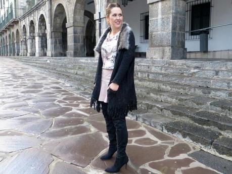 Faldas de moda, falda de polipiel