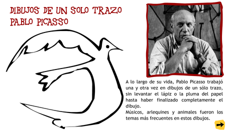 Picasso y los dibujos de un solo trazo.