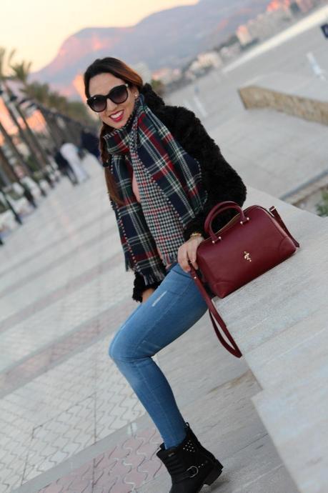 BOLSO GRANATE MENBUR #19semanas