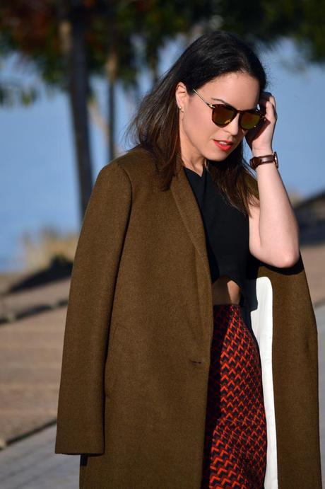Outfit | Khaki coat