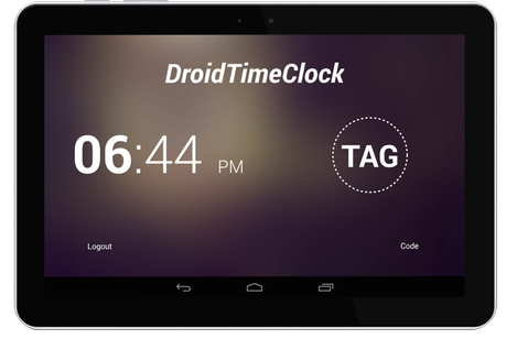 Droidtimeclock Tablet