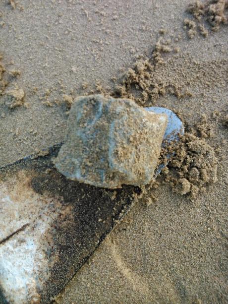 playa de zeluan con el nuevo detector