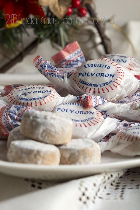 Polvores caseros de Navidad. Receta