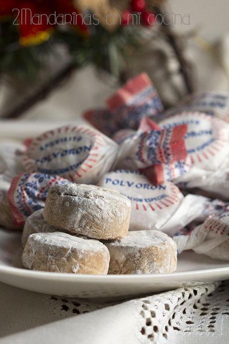 Polvores caseros de Navidad. Receta