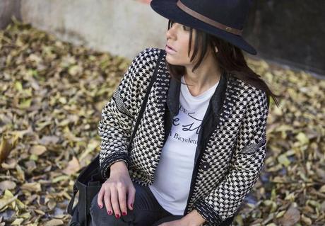 street style barbara crespo hake outfit hat el retiro fashion blogger blog de moda