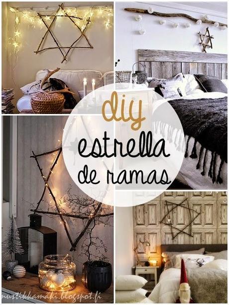 Diy: ESTRELLA DE RAMAS