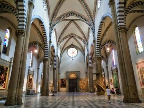 Interior iglesia Santa María Novella