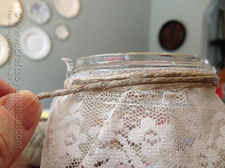 DIY centro de mesa navideño paso 2