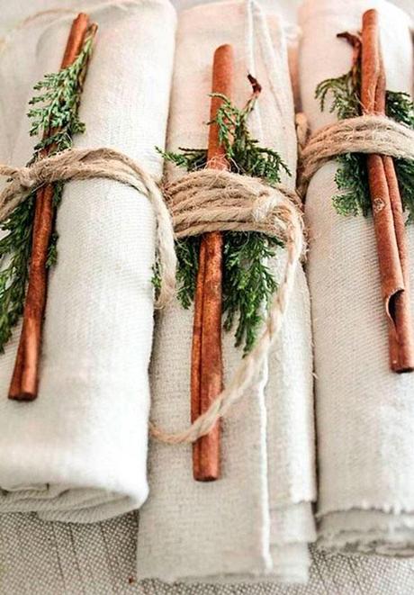 Detalles para una mesa de Navidad