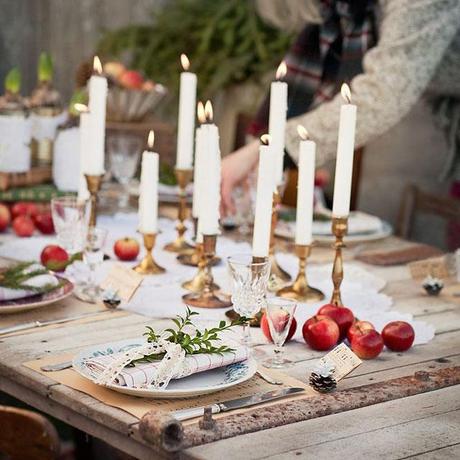 Detalles para una mesa de Navidad