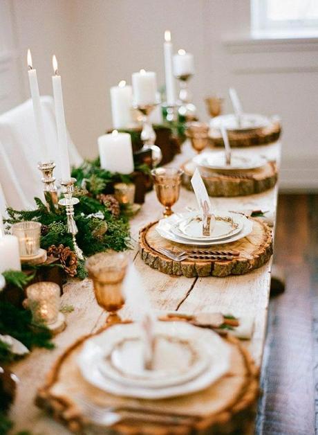 Detalles para una mesa de Navidad