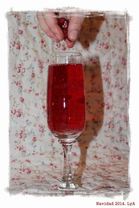 Bellini de granada... para Color y Sabor de Temporada