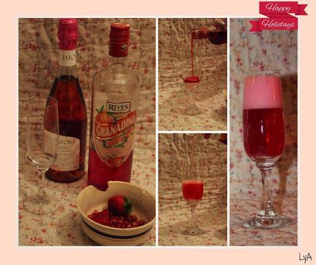 Bellini de granada... para Color y Sabor de Temporada