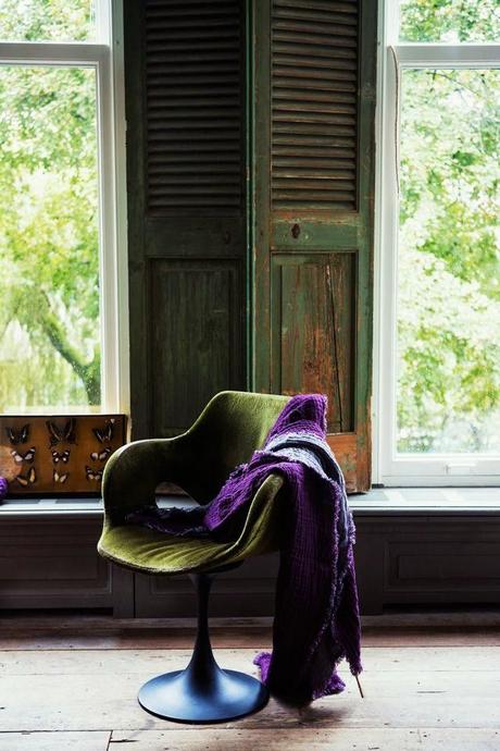 Noche de sofá y manta...Verdes y Burdeos...¿a qué apetece? nuevos colores en mi lista de deseos.