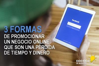 formas de promocionar un negocio online