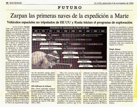 VOLVIENDO LA VISTA A MARTE