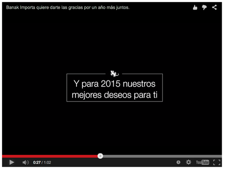 Una #navidadbanak, un video y un vestido muy especial Una #navidadbanak, un video y un vestido muy especial