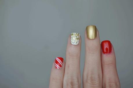♔ Manimonday - uñas navideñas vol. IV / Nail Art ❀