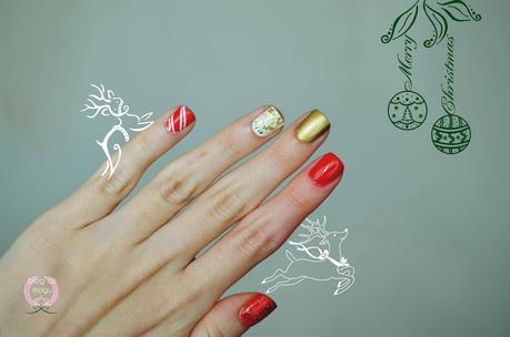 ♔ Manimonday - uñas navideñas vol. IV / Nail Art ❀