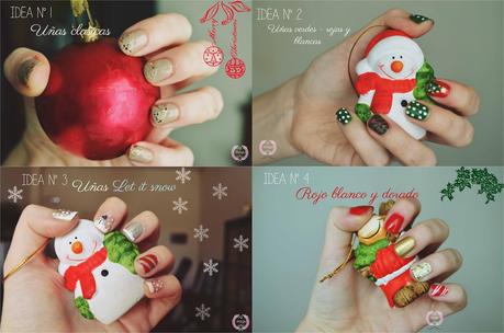 ♔ Manimonday - uñas navideñas vol. IV / Nail Art ❀