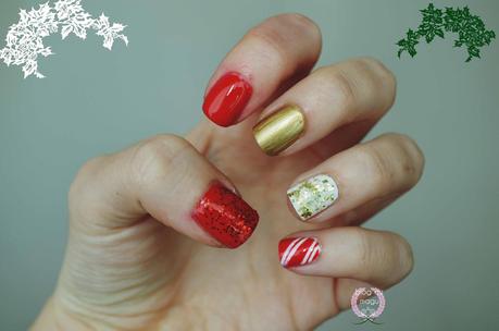 ♔ Manimonday - uñas navideñas vol. IV / Nail Art ❀