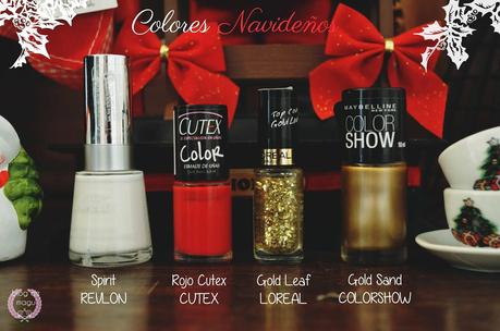 ♔ Manimonday - uñas navideñas vol. IV / Nail Art ❀