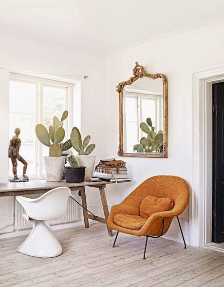 La casa de la interiorista Marie Olsson o cómo combinar con (mucho) estilo diferentes estilos