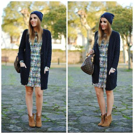 Navy beanie. Navy beanie.