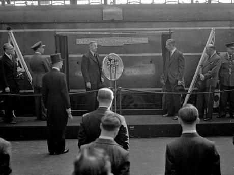 Restaurado el vagón del último viaje de Winston Churchill