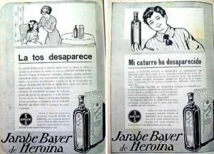 Drogas para mayores, fármacos para nuestros hijos Heroína Bayer