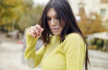 street style barbara crespo zadig and voltaire outfit autumn yellow fashion blogger blog de moda