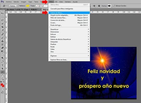 Paso 2 como aplicar filtros en photoshop cc