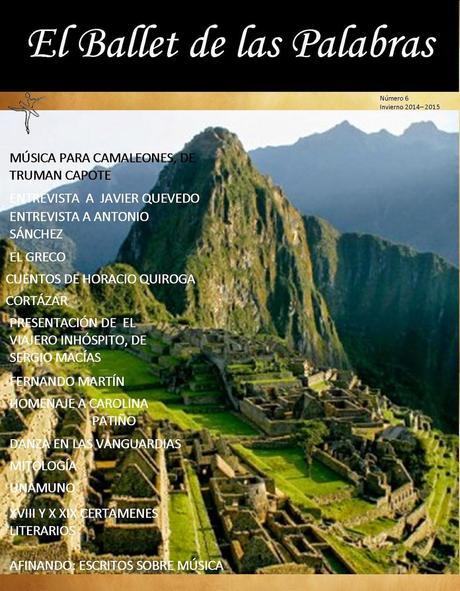 SEXTO NÚMERO DE LA REVISTA DIGITAL EL BALLET DE LAS PALABRAS