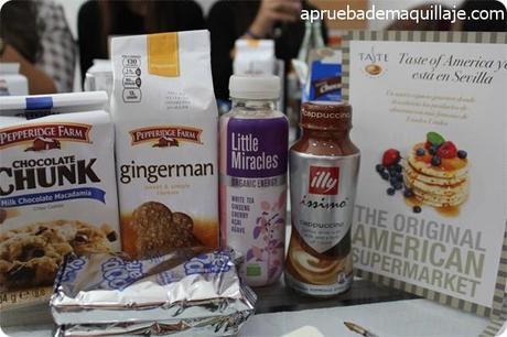 Probando los productos de Taste Of America en Coffee Blogger Cädiz