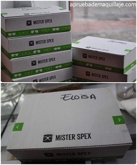 Cajitas personalizadas de Mister Spex España en Coffee Blogger Cádiz