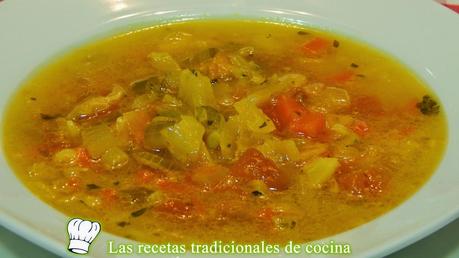 Sopa de verduras