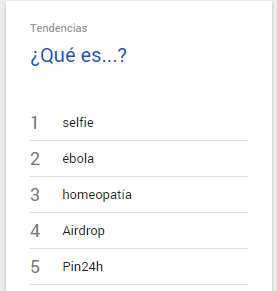 Lo más buscado en Google durante 2014 #España