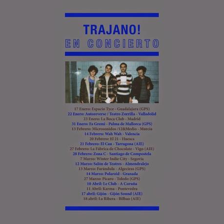 TRAJANO!: Fechas Gira 2015