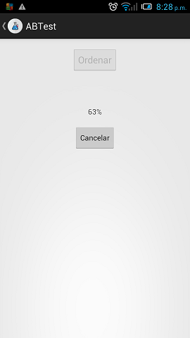 Progreso de una Tarea Asíncrona en Android