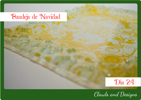 Adviento bloggero dia 24 Bandeja Decoupage