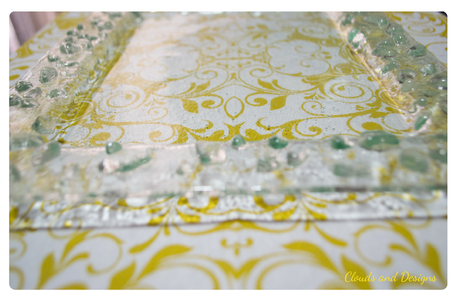 Adviento bloggero dia 24 Bandeja Decoupage