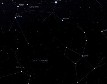 Introducción de Cometas en Stellarium