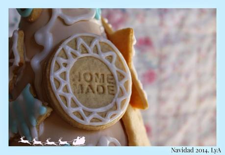 Torre de estrellas... de galletas de vainilla... ¡¡FELIZ NAVIDAD!!