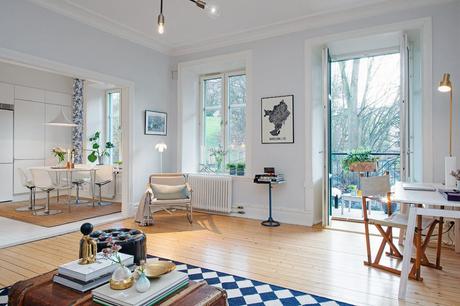 Estilo nórdico con detalles vintage