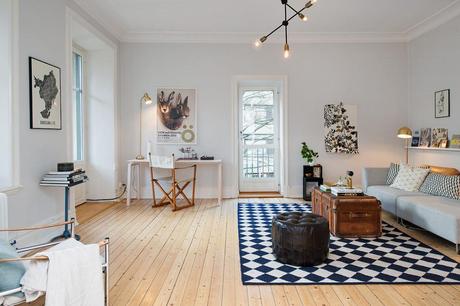 Estilo nórdico con detalles vintage