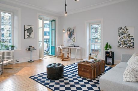 Estilo nórdico con detalles vintage