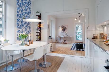 Estilo nórdico con detalles vintage