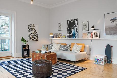 Estilo nórdico con detalles vintage